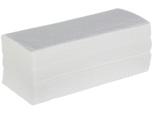 Prosop pliat in V alb Lucart 863060 23x25cm 2straturi 150bucati - Img 5