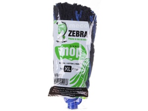 Rezerva mop bumbac Albastru Zebra 250gr - Img 1