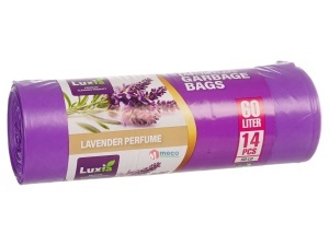 Saci menajeri Luxia cu urechi 60 litri 14 bucati Lavanda