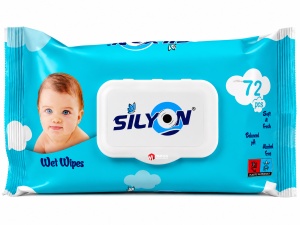 Servetele umede cu capac Silyon 72 bucati