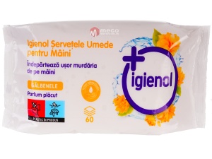Servetele umede Igienol Galbenele 60 bucati