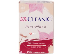 Betisoare de urechi Cleanic Pure Effect 275 bucati