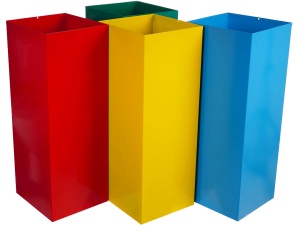 Cos colectare selectiva inox satin Meco 3212 4x37 litri - Img 3