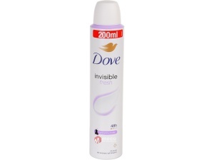 Deodorant spray Dove 200ml Invisible Fresh