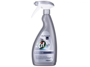 Detergent profesional geamuri si otel inox Cif 750 ml 7518664 - Img 2
