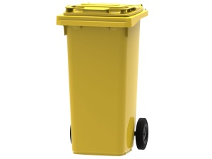 Europubela culoare galbena H-93cm 120 litri