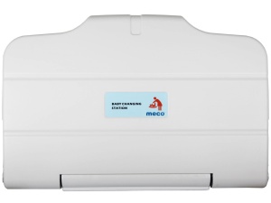 Masă înfășat bebeluși cu fixare perete Meco BT801 + 50 aleze 40x60cm - Img 5
