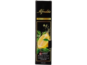 Odorizant de camera Afrodita 100ml Green Tea & Lemon