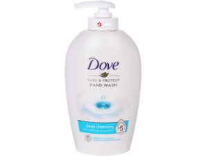 Săpun cremă Dove 250 ml Protect & Care cu ingredient antibacterian - Img 1