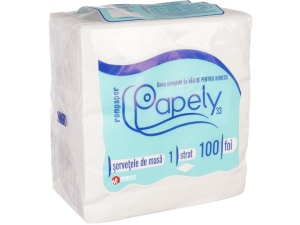 Servetele masa Papely 1str 100 foi 33x33cm