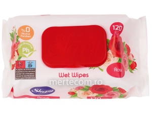 Servetele umede cu capac Sleepy Rose 120buc