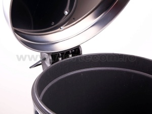 Cos gunoi inox lucios soft-close 20 litri Meco H-36 cm - Img 2