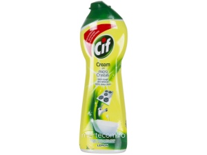 Detergent crema suprafete dure Cif 250 ml (Lemon) - Img 2