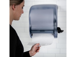 Dispenser de prosoape de hârtie cu clapeta San Jamar Classic Element - Img 2