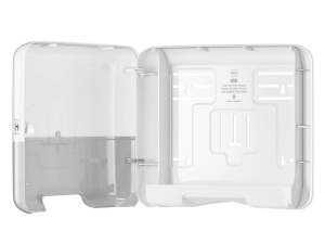 Dispenser prosoape hârtie pliate Z Tork Mini alb 553100 - Img 2