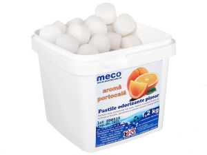 Pastile pisoar orange citrus Meco 1,2kg 100buc - Img 2