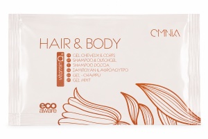Sampon si gel de dus pentru hotel 10ml Omnia 800bucati
