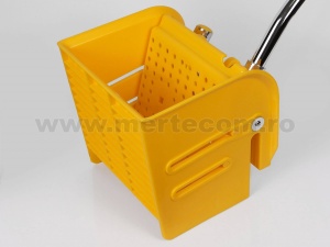 Carucior curatenie storcator profesional, separator si roti cauciuc Meco 20L - Img 4
