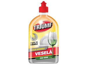 Detergent lichid pentru vase Triumf 500ml (Ceai Verde) - Img 2