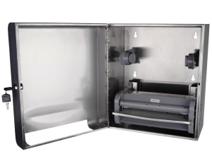Dispenser inox satinat pentru prosop hartie autocut Meco PDK3 - Img 4