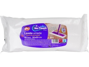 Lavete umede pentru mop No Touch 40buc/pachet