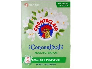 Odorizant pentru dulap Chanteclair 3 bucati (Muschio Bianco)