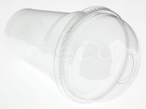 Pahar fresh transparent cu capac deschis 500ml 50 bucati