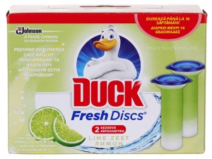 Rezerve odorizant WC Duck Fresh Discs (Lime) - Img 2