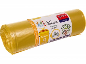Saci colectare selectiva Zorex 120L/10bucati galben