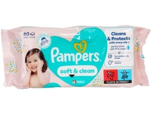 Servetele umede Pampers Soft & clean 60 bucati