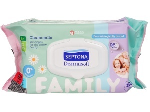 Servetele umede Septona Dermasoft Family 100buc