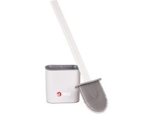 Set toaleta cu perie silicon si suport Zorex