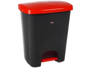 Cos gunoi cu pedala MZED2025R 25 litri (Rosu)