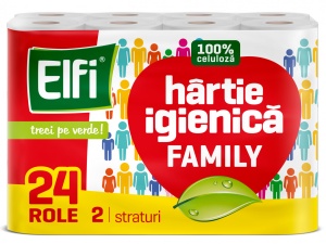 Hartie igienica Elfi 24role 2straturi