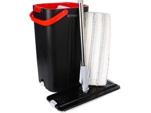 Mop plat cu storcator si galeata 8 litri Magic Flat Mop plus rezerva - Img 2