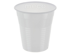 Pahar plastic alb 160 ml 100bucati