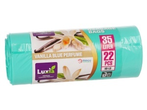 Saci menajeri Luxia cu urechi 35 litri 22 bucati Vanilla Blue
