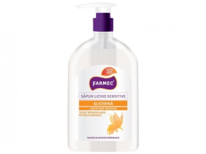 Săpun lichid cremă Farmec 500ml (Glicerină) - Img 2