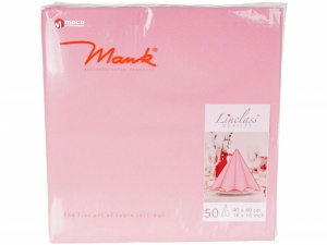 Servetele masa Mank Linclass Roz 40x40cm 50bucati - Img 1