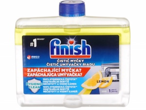 Solutie curatare masina de spalat vase Finish Hygienic Lemon 250ml