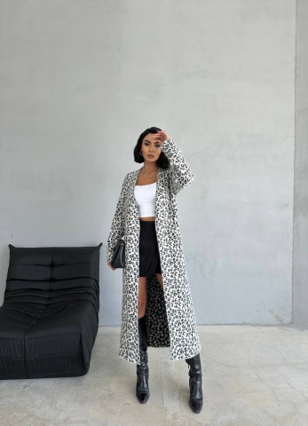 Cardigan lung Lola, Leopard - Img 2