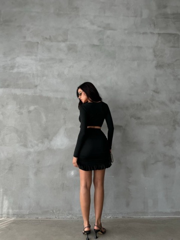 Rochie part dress Roxy, Negru - Img 2