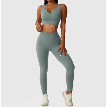 Compleu sport modelator din două piese Cyan, Turcoaz engros - Img 1