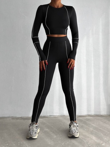 Compleu sport, Set fitness modelator, Fifi Negru - Img 1
