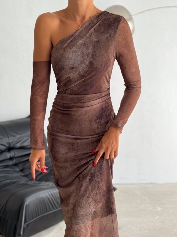 Rochie modelatoare cu poliamida Chloe, Roz - Img 2