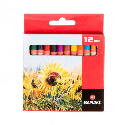 Creioane Colorate Cerate Kunst 10x12x1 cm kg non toxice multicolor