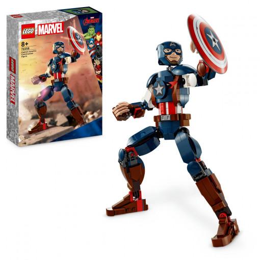 Figurina de constructie Captain America