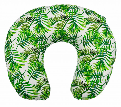 Perna pentru alaptat 2 in 1 Nursing Pillow Leaves, BabyJem