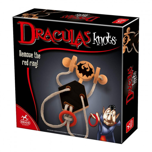 Puzzle 3D Dracula’s Knots 2 - Joc de logică cu piese din lemn