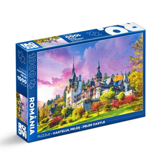 Puzzle Castelul Peleș - Puzzle adulți 1000 piese - Imagini din România